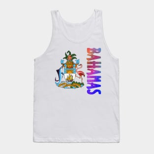 Bahamas Coat of Arms Design Tank Top